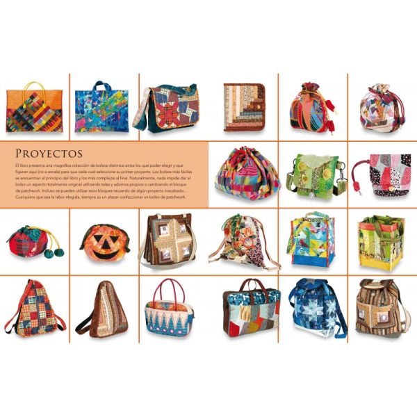LIBRO 21 SENSACIONALES BOLSOS DE PATCHWORK - Image 3